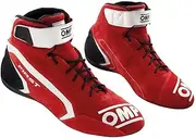 Omp Unisex First Race My2021 Red/White Size 40 Fia 8856-2018 Boat Shoe, Standard, 6.5 UK, Standard, 6.5 UK