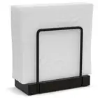Napkin Holder for Table, Bamboo Iron Standing Napkin Dispenser for Kitchen9485