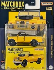 [Matchbox] Collectors Series Yellow 1965 Land Rover Gen II Pickup 1/20