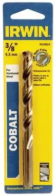 IRWIN DRILL BIT 3/8" COBALT HANSON HAN3016024