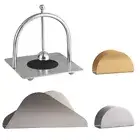 Stainless Steel Tissue Stand Metal Napkin Holder Dispenser Display Rack