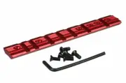 US Red Low Profile Ruger 10/22 Base Mount Fits Weaver Picatinny & 3/8" Dovetail