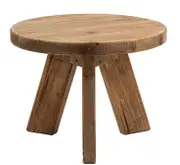 Recycled Timber Small Round Coffee Table