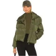 TOAST SOCIETY COLD WEATHER PUFFER JACKET GREEN LARGE SOLD AT REVOLVE $219