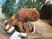 Wild Republic BROWN AND WHITE OCTOPUS Stuffed Animal PLUSH SOFT TOY Cute 10"