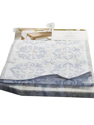 BedBath & Beyond EverHome Medallion Skyway Gray Cotton 14in X 90in