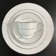 LENOX Opal Innocence Stripe ONE 5-Piece Place Setting NEW WITH TAGS
