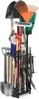 Garden Tool Organizer for up to 50 Tools, Yard Tool Storage Rack, Black