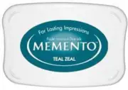 TSUKINEKO Memento Ink Pad - Teal Zeal ME-602
