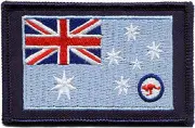 RAAF Ensign on GPU Uniform Patch 75mm x 55mm