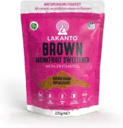 Lakanto Monkfruit Brown Sweetener Replaces Brown Sugar 225G