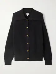[Bottega Veneta] Bottega Veneta - Ribbed Cotton Cardigan - Black - M M Black