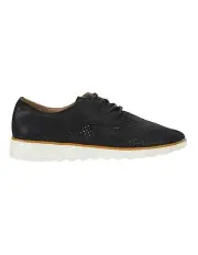 [Easy Steps] Deed Black Combo Flat Shoes