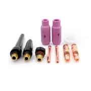 WS Alumina Nozzle 10N49 10N48&Collet 10N25&10N28 Collet Body fit TIG Torch 10pcs