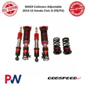 Godspeed Project Maxx Coilover Damper Kit Adjustable For 2014-15 Honda Civic Si (for: Honda)