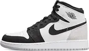 [Nike] Jordan Boy's Air Jordan 1 Retro High OG (Big Kid) White/Bleached Coral/Black/Grey Fog 4 Big Kid M
