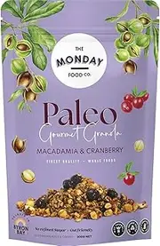 The Monday Food Macadamia and Cranberry Paleo Granola 300 g, 300 g