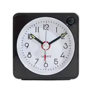 Travel Small Alarm Clock W/ Snooze Function Light Mute Quartz Alarm Clock New