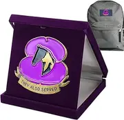 [Generic] The Purple Po-ppy Badge, Poppies Badges And Pins, Remembrance Day Poppies Pin, Flower Design Brooch Pin Badge, Metal Enamel Brooch For Veterans Day, Costume Accessories, Refer to description, Metal,