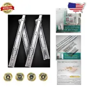 Full Extension Soft-Close Drawer Slides - 20-Inch, 2 Pairs, 97.16 lbs Capacity