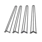 4pcs 28in Hairpin Coffee Table Legs Heavy Duty Sturdy Modern Table Legs.