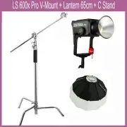 Aputure LS 600x Pro COB LED Video Light Bi-color 2700K-6500K +Lantern 65cm+Stand