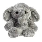 ebba Fur-ebba 9.5" Emery Elephant Super Soft Plush