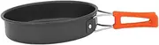 QSTDGVPW Frying Pan Cookware Round Cooking Pot Skillet for Travel Outdoor Backpacking Hiking, L