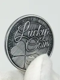 在飛比找樂天市場購物網優惠-Lucky Coin古銀幸運章 甲殼蟲昆蟲收藏紀念章幼兒園兒