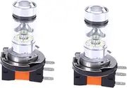 ERINGOGO Pair of 20 Led Bulbs H15 Fog Light Low Beam Running Lights 360° Full Coverage High Brightness Universal Fit for Car
