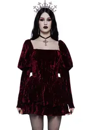 [Unholy] Haunted Hearts Mini Dress