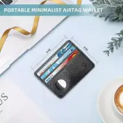Front Pocket Wallet with Built-in Case Holder for AirTag RFID B Slim Minimalist