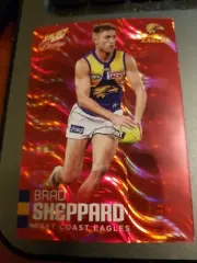 2020 AFL SELECT PRESTIGE RED PARALLEL BRAD SHEPPARD #117/170