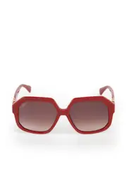 Red Geometric Gradient Sunglasses