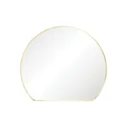 800*690*5mm Fienza Sunrise Urban Brass Copper-free Glass Aluminium Special Shape Wall Mounted Framed Mirror