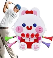 Golf Tee Holder,Cute Rabbit Golf Bag Tee Holder - Dustproof Accessory Organizer Storage for Indoor Sport Enthusiast Father Men Stuffing