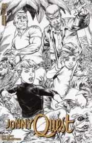 JONNY QUEST #2 TOM RANEY B&W VARIANT COVER S DYNAMITE COMICS 2024 NM