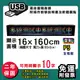 免運 客製化LED字幕機 16x160cm(USB傳輸) 全彩P5《買大送小》 跑馬燈 (10折)