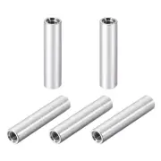 5 Pcs M3x30mm Round Aluminum Standoff Column Spacer Female for DIY