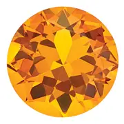 Gemstone Nano Crystal 2.75mm Round November Birthstone
