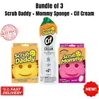 Scrub Daddy Original Plus Mommy Sponge w/Cif 16.9 oz. Bundle of 3