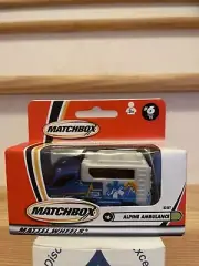 ALPINE AMBULANCE #6 2000 MATCHBOX Mattel Wheels Diecast