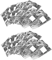 Nail Foil Gel Wraps Polish Remover Nail Remover Wraps Pads Aluminium Foil Art Soak off Acrylic Removal Makeup Tool Silver 100PCS gel