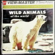 Wild Animals of the World 3D View-Master 3 Reel Packet SEALED