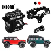 INJORA Coreless High Torque Digital Servo & Mount & Servo Horn for Traxxas TRX4M