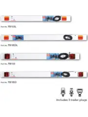 ARK Standard LED Trailer Board Lights 1.85m Complete with 8m Cable (TB1853L)