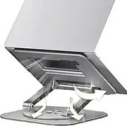 Laptop Stand for Desk - 360 Degree Rotating Laptop Holder | Foldable Computer Stand | Ventilated Desktop Laptop Holder | Anti-Skid Laptop Riser for Officee WorkStaion