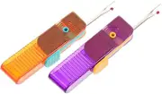 jojofuny 2pcs Portable Sewing Seam Rippers Compact Thread Remover Tool for Precise Stitch Removal Convenient Embroidery Accessory for Go Repairs and Crafting
