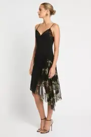 Sass & Bide FELINDE DREAMS cami slip Lace finish Dress size 10/40 NEW RRP$550