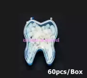 60 Pcs/Box Dental Oral Temporary Anterior Teeth Crown Caps Tooth Synthetic Resin